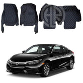 Honda Civic X 7D Mats (2016-24) Waterproof Non Slip & Stylish